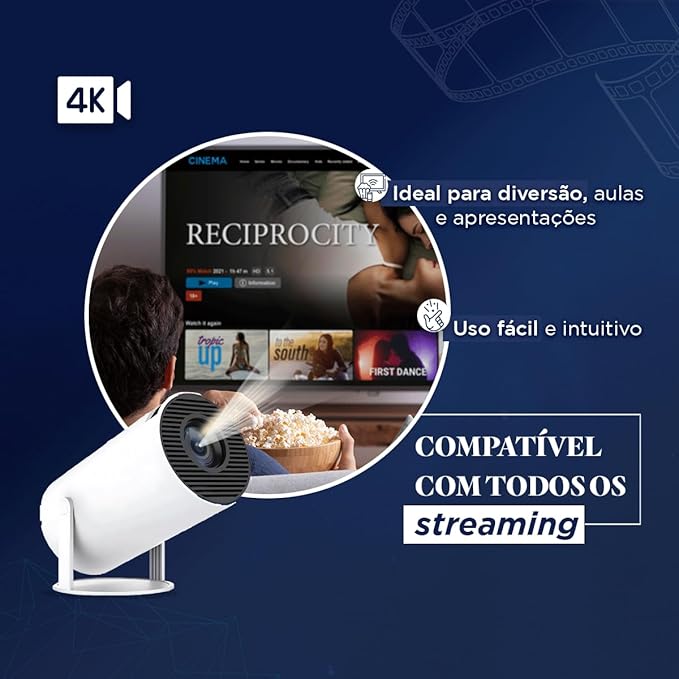 Garanta já o seu Projetor 4K HY300 — antes que acabe